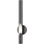 45911-46 1 Light Black Chrome ADA Single Sconce-Lighting LumensWall Sconces