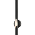 45911-68 1 Light Shiny Black ADA Single Sconce-Lighting LumensWall Sconces