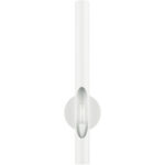 45911-69 1 Light Shiny White ADA Single Sconce-Lighting LumensWall Sconces