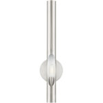 45911-91 1 Light Brushed Nickel ADA Single Sconce-Lighting LumensWall Sconces