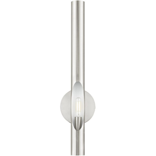 45911-91 1 Light Brushed Nickel ADA Single Sconce-Lighting LumensWall Sconces