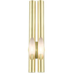 45912-12 2 Light Satin Brass  ADA Double Sconce-Lighting LumensWall Sconces