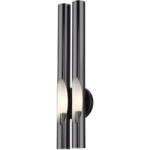 45912-46 2 Light Black Chrome ADA Double Sconce-Lighting LumensWall Sconces