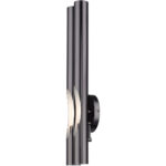 45912-46 2 Light Black Chrome ADA Double Sconce-Lighting LumensWall Sconces