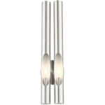 45912-91 2 Light Brushed Nickel ADA Double Sconce-Lighting LumensWall Sconces