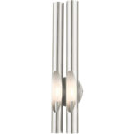 45912-91 2 Light Brushed Nickel ADA Double Sconce-Lighting LumensWall Sconces