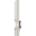 45912-91 2 Light Brushed Nickel ADA Double Sconce-Lighting LumensWall Sconces