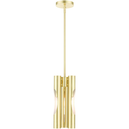 45913-12 3 Light Satin Brass  Pendant Chandelier-Lighting LumensChandeliers