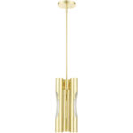 45913-12 3 Light Satin Brass  Pendant Chandelier-Lighting LumensChandeliers