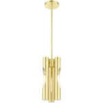 45913-12 3 Light Satin Brass  Pendant Chandelier-Lighting LumensChandeliers