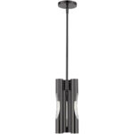 45913-46 3 Light Black Chrome Pendant Chandelier-Lighting LumensChandeliers