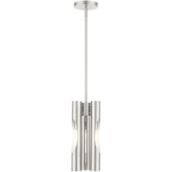 45913-91 3 Light Brushed Nickel Pendant Chandelier-Lighting LumensChandeliers