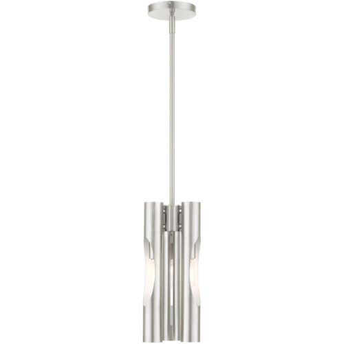 45913-91 3 Light Brushed Nickel Pendant Chandelier-Lighting LumensChandeliers