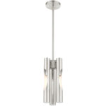 45913-91 3 Light Brushed Nickel Pendant Chandelier-Lighting LumensChandeliers