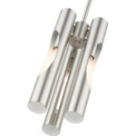 45913-91 3 Light Brushed Nickel Pendant Chandelier-Lighting LumensChandeliers