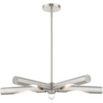 45915-91 5 Light Brushed Nickel Chandelier-Lighting LumensChandeliers