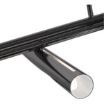 45918-46 10 Light Black Chrome Linear Chandelier-Lighting LumensChandeliers