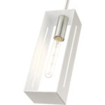 45951-91 1 Light Brushed Nickel Pendant-Lighting LumensPendant Lights