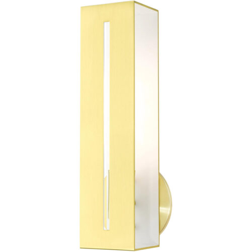 45953-12 1 Light Satin Brass ADA Single Sconce-Lighting LumensWall Sconces