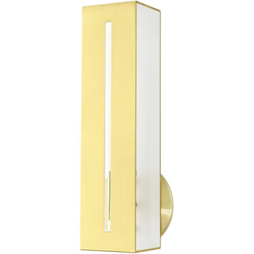 45953-12 1 Light Satin Brass ADA Single Sconce-Lighting LumensWall Sconces