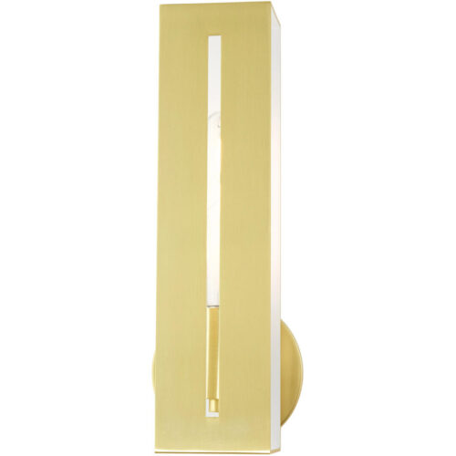 45953-12 1 Light Satin Brass ADA Single Sconce-Lighting LumensWall Sconces