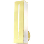 45953-12 1 Light Satin Brass ADA Single Sconce-Lighting LumensWall Sconces