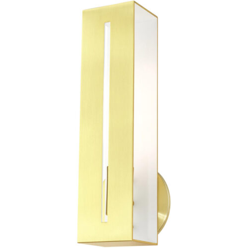 45953-12 1 Light Satin Brass ADA Single Sconce-Lighting LumensWall Sconces