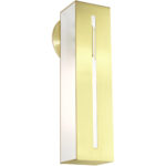 45953-12 1 Light Satin Brass ADA Single Sconce-Lighting LumensWall Sconces