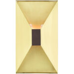 46002-12 2 Light Satin Brass ADA Sconce-Lighting LumensWall Sconces