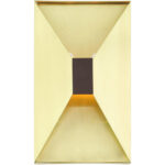 46002-12 2 Light Satin Brass ADA Sconce-Lighting LumensWall Sconces