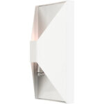 46002-13 2 Light Textured White ADA Sconce-Lighting LumensWall Sconces