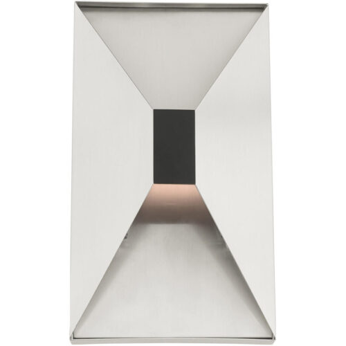 46002-91 2 Light Brushed Nickel ADA Sconce-Lighting LumensWall Sconces