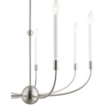 7 Light Brushed Nickel Chandelier with Steel base material-Lighting LumensChandeliers