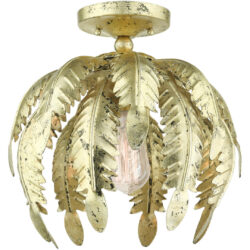 46231-28 1 Light Winter Gold Semi Flush-Lighting LumensSemi Flush