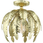 46231-28 1 Light Winter Gold Semi Flush-Lighting LumensSemi Flush