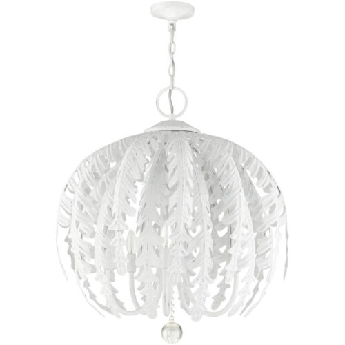 46235-60 5 Light Antique White Chandelier-Lighting LumensChandeliers