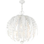 46235-60 5 Light Antique White Chandelier-Lighting LumensChandeliers