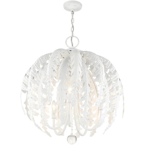 46235-60 5 Light Antique White Chandelier-Lighting LumensChandeliers