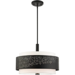 46254-04 4 Light Black Chandelier-Lighting LumensChandeliers