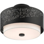 46268-04 3 Light Black Semi Flush-Lighting LumensSemi Flush