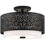 46268-04 3 Light Black Semi Flush-Lighting LumensSemi Flush