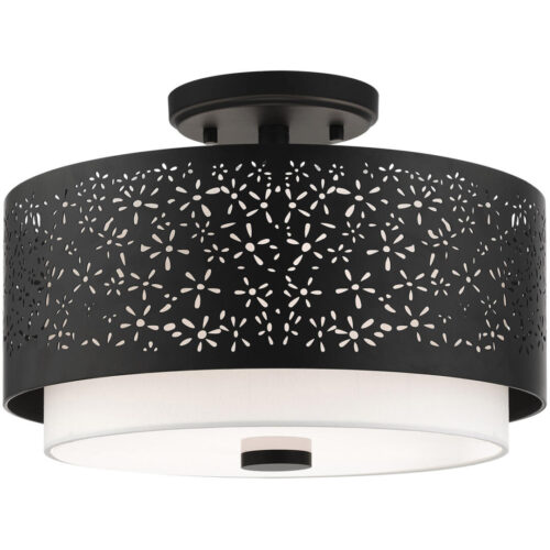 46268-04 3 Light Black Semi Flush-Lighting LumensSemi Flush