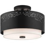 46268-04 3 Light Black Semi Flush-Lighting LumensSemi Flush