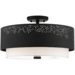 46269-04 4 Light Black Semi Flush-Lighting LumensSemi Flush