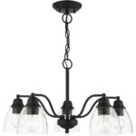 46335-04 5 Light Black Chandelier-Lighting LumensChandeliers