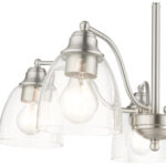 46335-91 5 Light Brushed Nickel Chandelier-Lighting LumensChandeliers