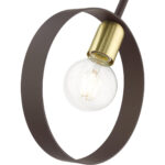 46411-07 1 Light Bronze Pendant-Lighting LumensPendant Lights