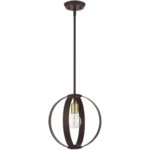 46413-07 1 Light Bronze Pendant-Lighting LumensPendant Lights