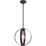 46413-07 1 Light Bronze Pendant-Lighting LumensPendant Lights