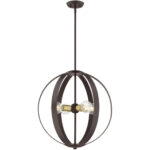 46415-07 4 Light Bronze Chandelier-Lighting LumensChandeliers